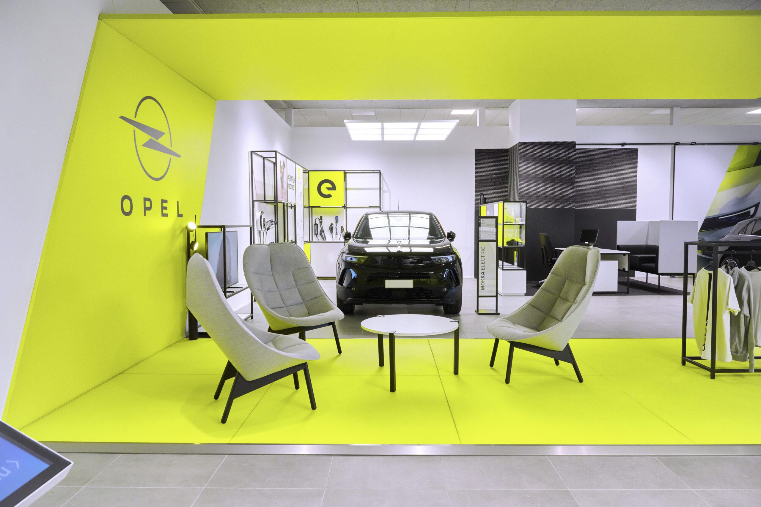 nieuwe huisstijl Opel showrooms